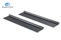 Commercial Aluminum Skirting Board Multiapplication 80mm Height Black Color